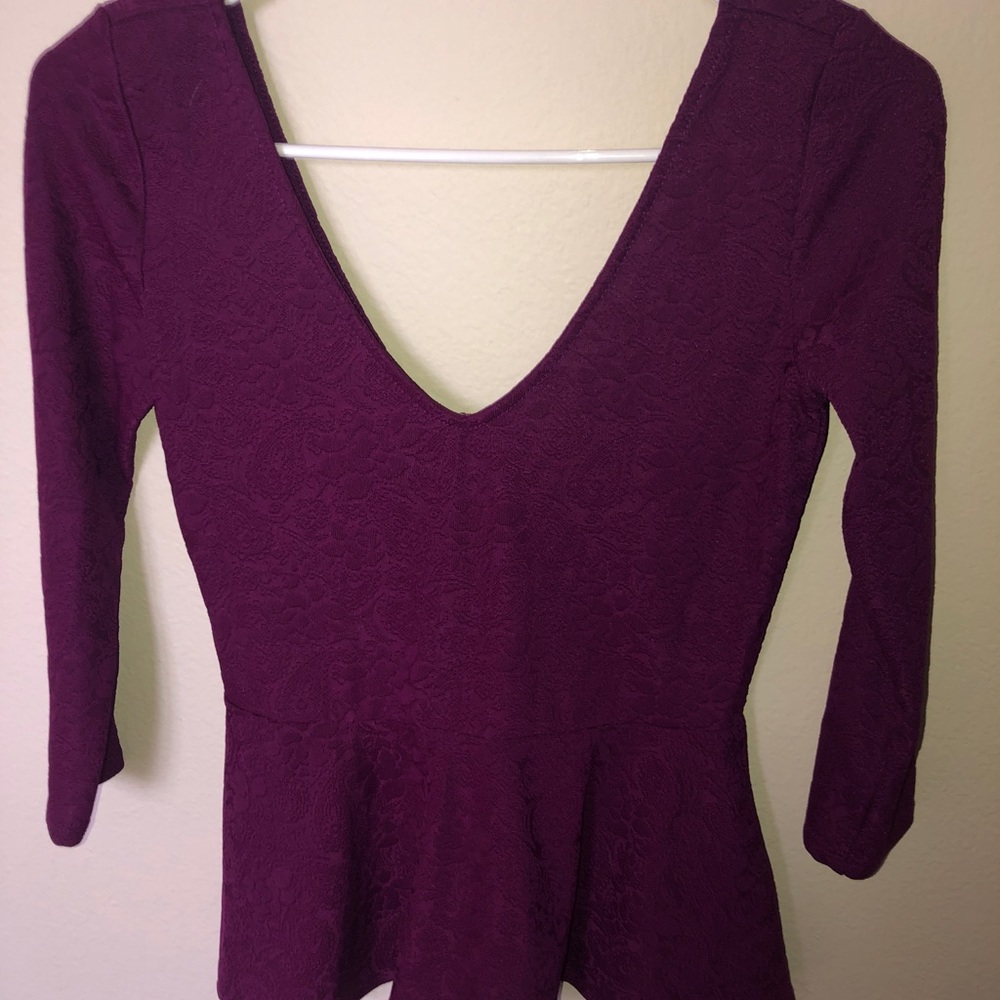 Peplum top